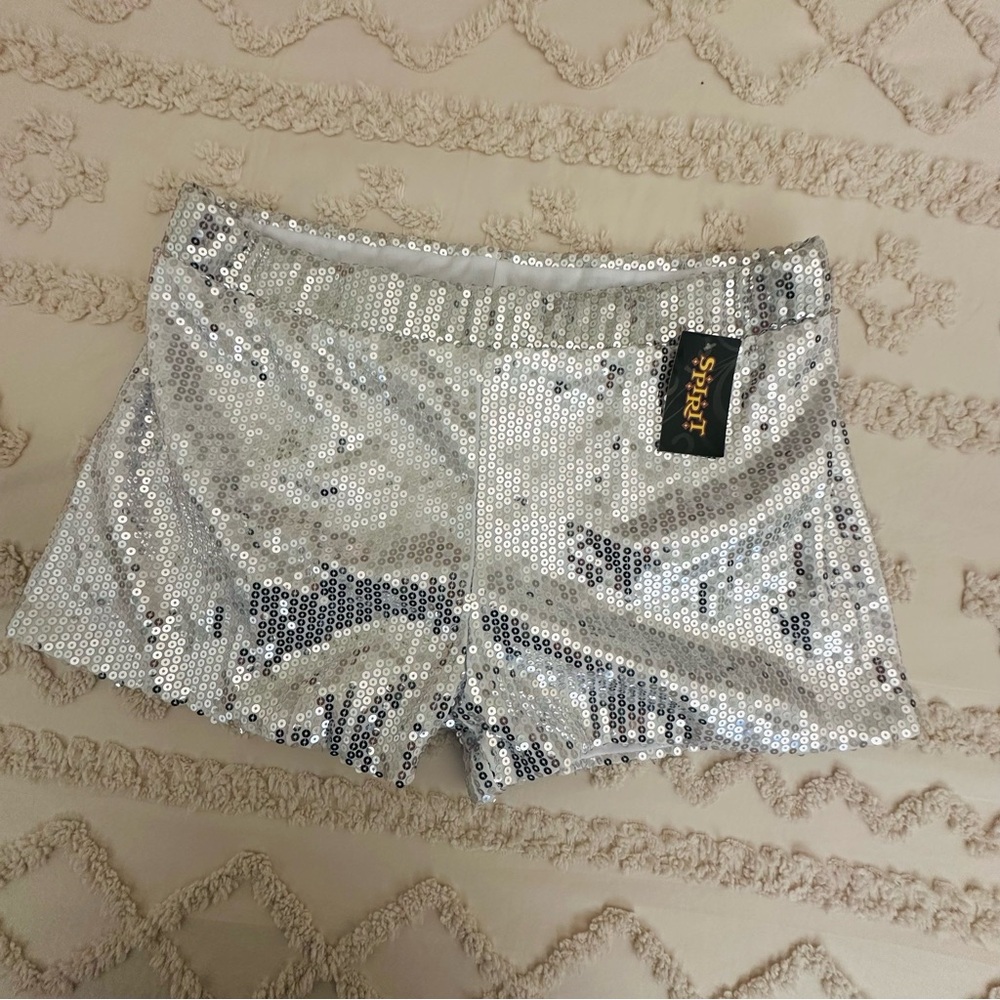 *NEW* Spirit Silver High Waist Party Shorts